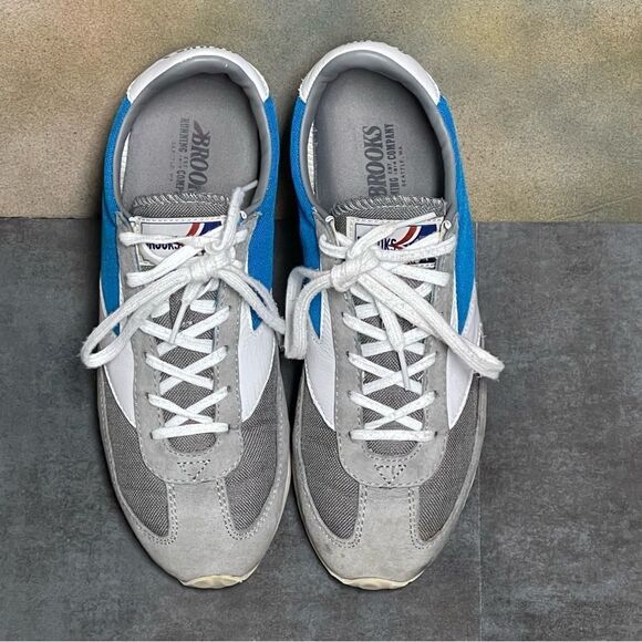 Brooks Vanguard 1201591B093 Blue/Grey/White Women's Retro Style Sneakers Size 9 - Picture 15 of 16